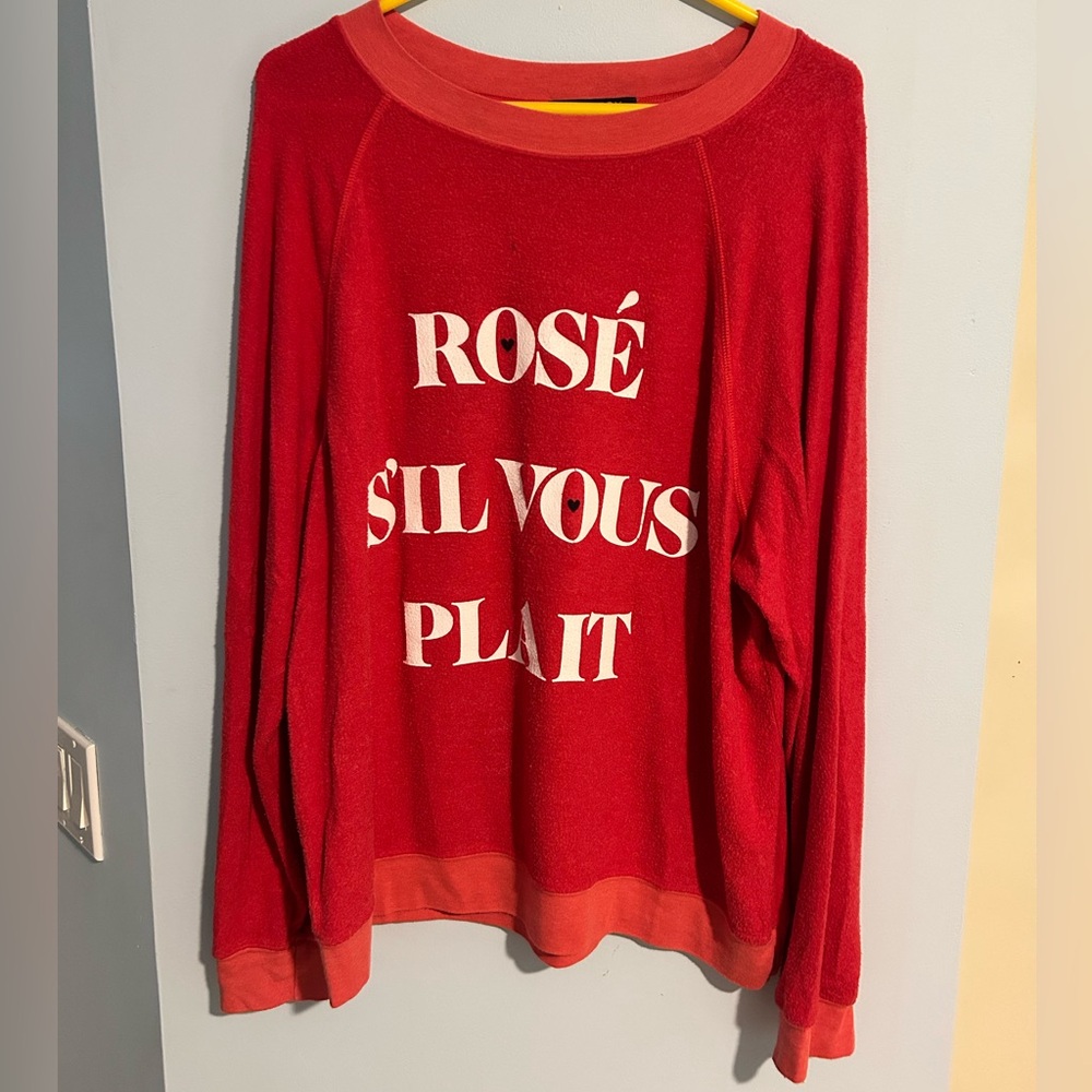 Wildfox Rose sil vous plait Sweater